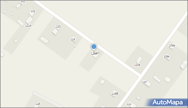 Warnice, Warnice, 119A, mapa Warnice