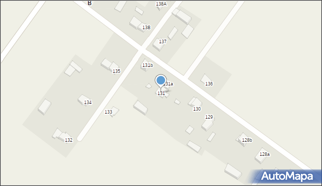 Warnice, Warnice, 131, mapa Warnice