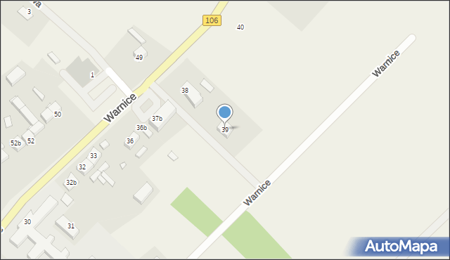 Warnice, Warnice, 39, mapa Warnice