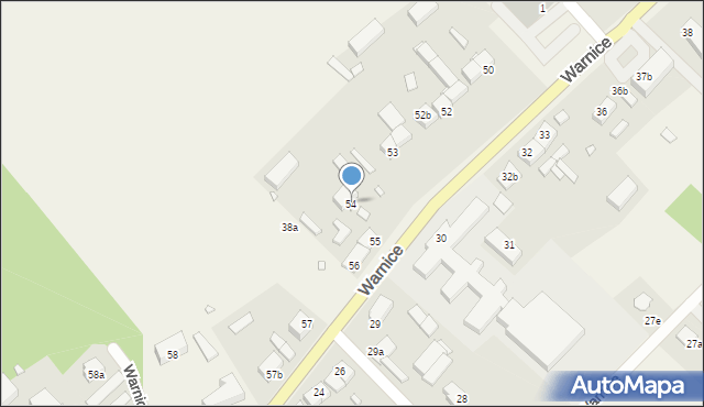 Warnice, Warnice, 54, mapa Warnice
