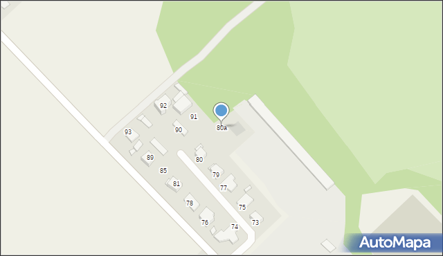 Warnice, Warnice, 80a, mapa Warnice