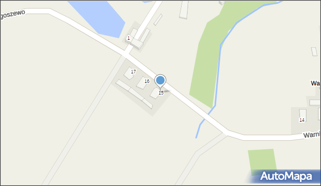 Warnikajmy, Warnikajmy, 15, mapa Warnikajmy