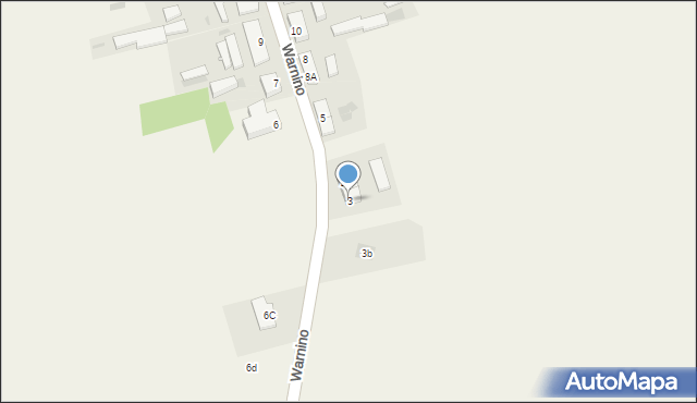 Warnino, Warnino, 3, mapa Warnino