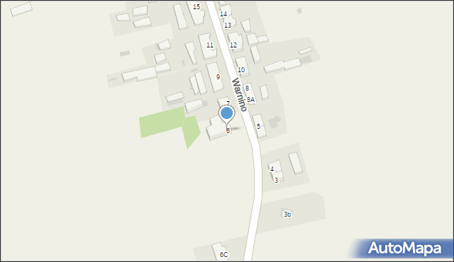 Warnino, Warnino, 6, mapa Warnino