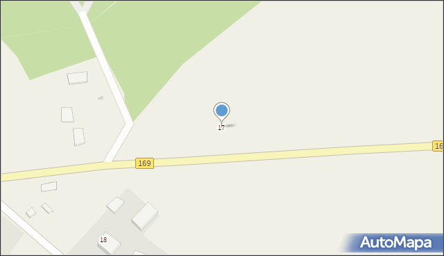 Warnino, Warnino, 17, mapa Warnino