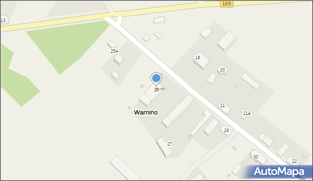 Warnino, Warnino, 26, mapa Warnino