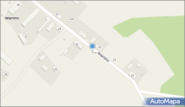 Warnino, Warnino, 30a, mapa Warnino