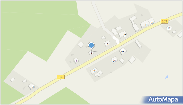 Warnino, Warnino, 5, mapa Warnino