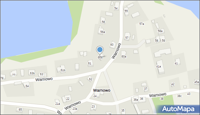 Warnowo, Warnowo, 60b, mapa Warnowo