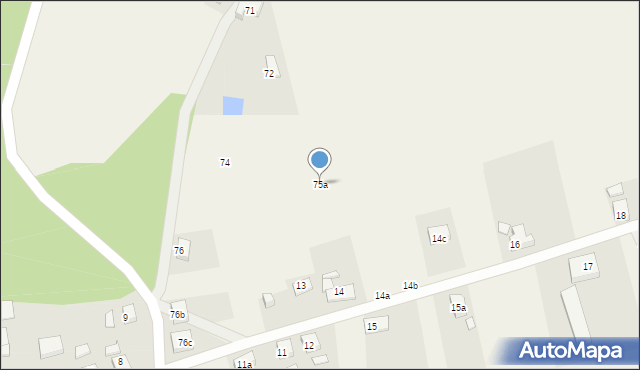 Warnowo, Warnowo, 75a, mapa Warnowo