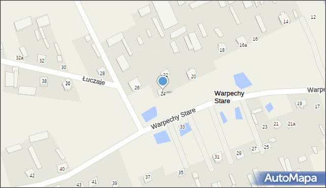 Warpechy Stare, Warpechy Stare, 24, mapa Warpechy Stare