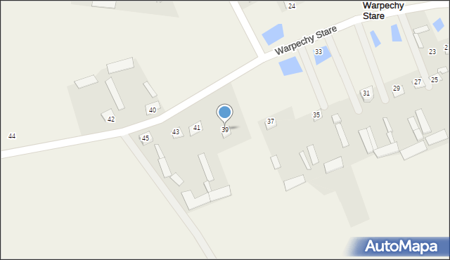 Warpechy Stare, Warpechy Stare, 39, mapa Warpechy Stare