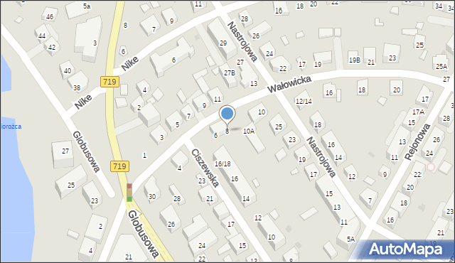 Warszawa, Wałowicka, 8, mapa Warszawy