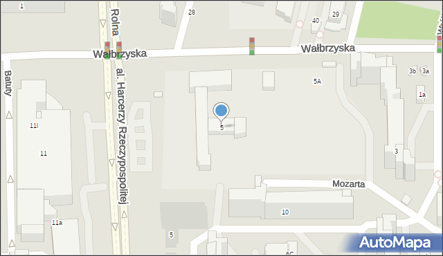 mapa warszawy ul wałbrzyska Wałbrzyska 5 (ul), 02 739 Warszawa (Mokotów)