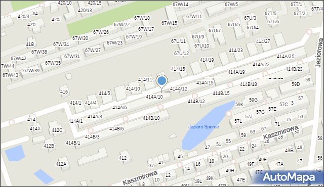 Warszawa, Wał Miedzeszyński, 414A/11, mapa Warszawy