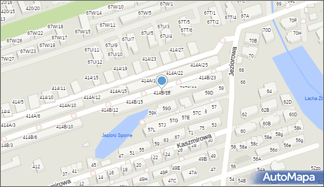 Warszawa, Wał Miedzeszyński, 414B/18, mapa Warszawy