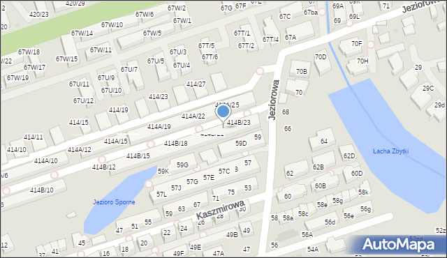 Warszawa, Wał Miedzeszyński, 414B/22, mapa Warszawy