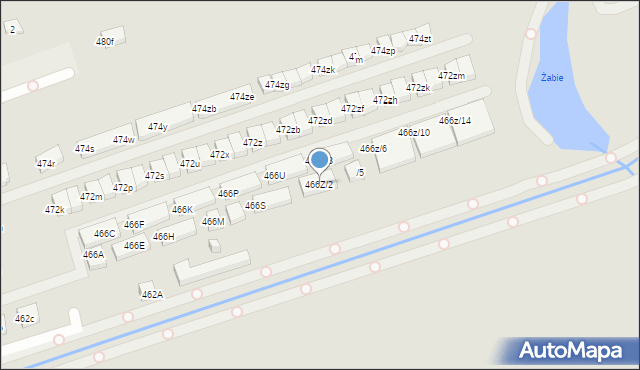 Warszawa, Wał Miedzeszyński, 466Z/2, mapa Warszawy