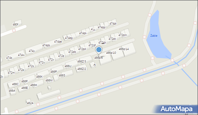 Warszawa, Wał Miedzeszyński, 466z/6, mapa Warszawy