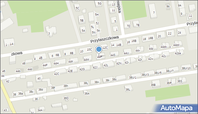 Warszawa, Wał Miedzeszyński, 44P, mapa Warszawy