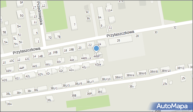 Warszawa, Wał Miedzeszyński, 44zd, mapa Warszawy