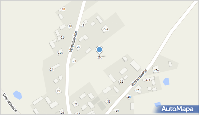 Warszawice, Warszawice, 23c, mapa Warszawice