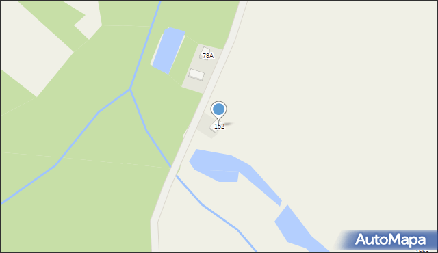 Warszewice, Warszewice, 152, mapa Warszewice