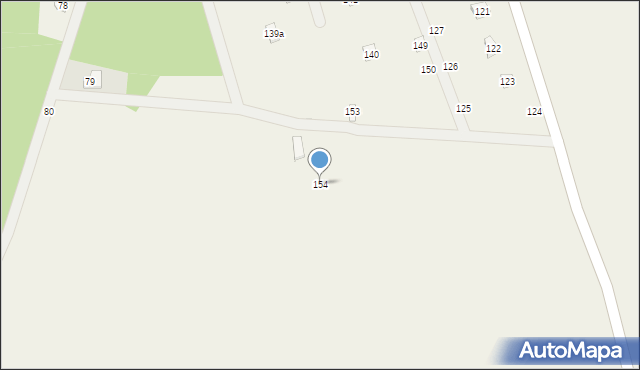 Warszewice, Warszewice, 154, mapa Warszewice