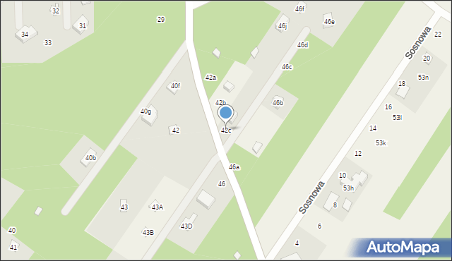 Warszewice, Warszewice, 42c, mapa Warszewice