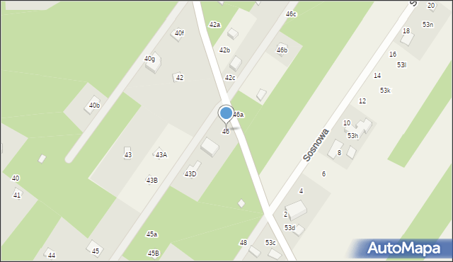 Warszewice, Warszewice, 46, mapa Warszewice