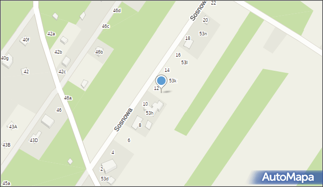 Warszewice, Warszewice, 53j, mapa Warszewice