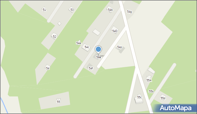 Warszewice, Warszewice, 54e, mapa Warszewice