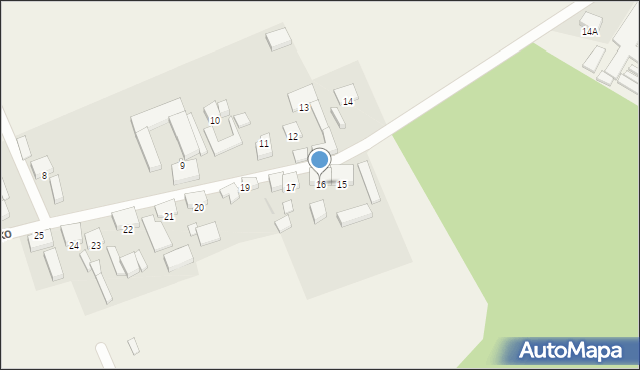 Warszkówko, Warszkówko, 16, mapa Warszkówko