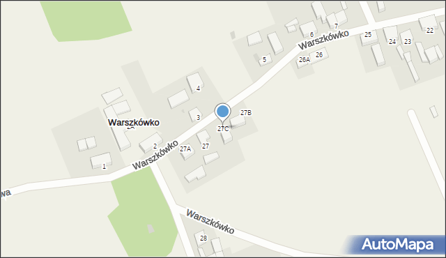 Warszkówko, Warszkówko, 27C, mapa Warszkówko