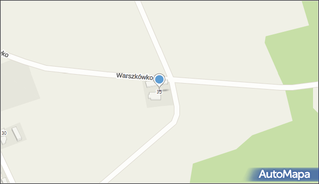 Warszkówko, Warszkówko, 35, mapa Warszkówko