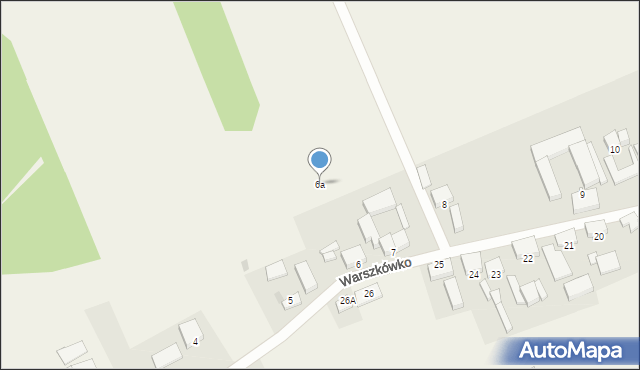 Warszkówko, Warszkówko, 6a, mapa Warszkówko