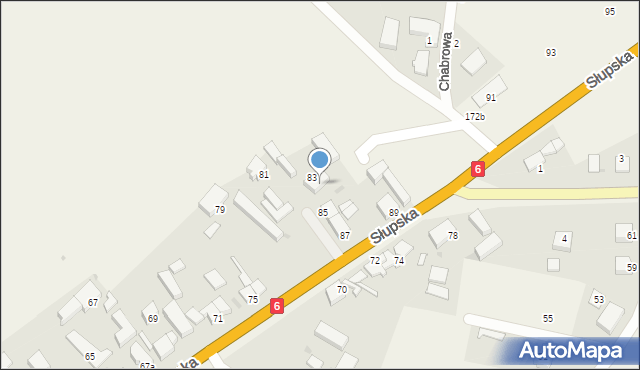 Warszkowo, Warszkowo, 85, mapa Warszkowo