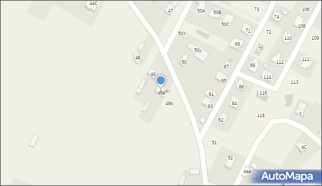 Warszówka, Warszówka, 49a, mapa Warszówka