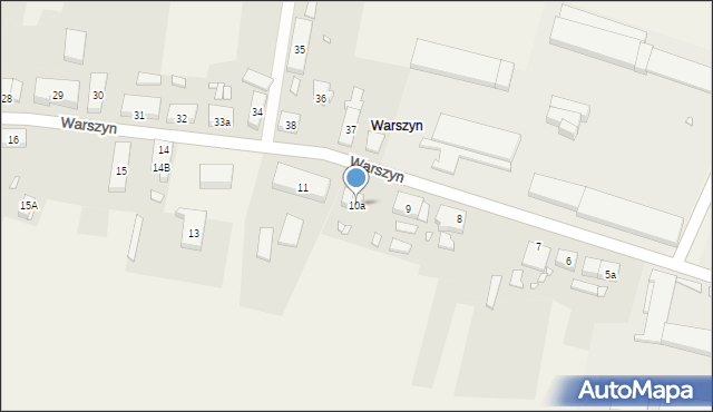 Warszyn, Warszyn, 10a, mapa Warszyn