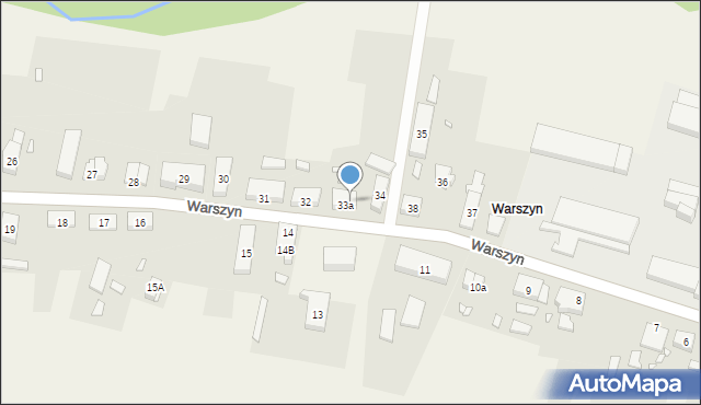 Warszyn, Warszyn, 33b, mapa Warszyn