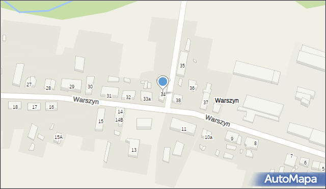 Warszyn, Warszyn, 34, mapa Warszyn