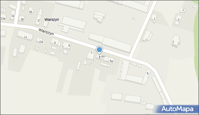 Warszyn, Warszyn, 6, mapa Warszyn