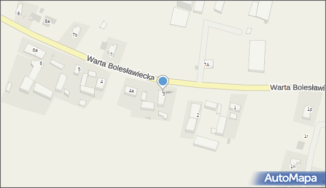 Warta Bolesławiecka, Warta Bolesławiecka, 3, mapa Warta Bolesławiecka