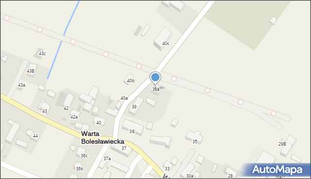 Warta Bolesławiecka, Warta Bolesławiecka, 39a, mapa Warta Bolesławiecka