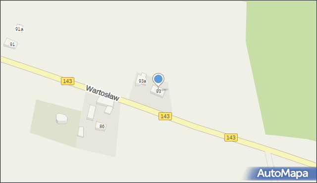 Wartosław, Wartosław, 93, mapa Wartosław