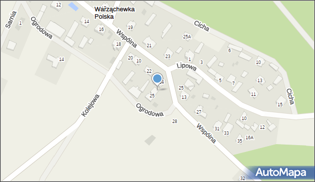 Warząchewka Polska, Warząchewka Polska, 11B, mapa Warząchewka Polska