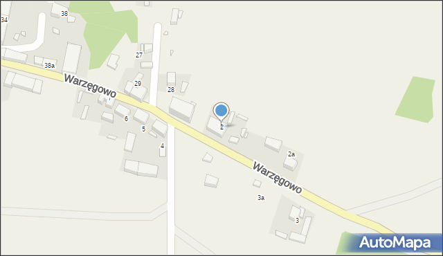 Warzęgowo, Warzęgowo, 2, mapa Warzęgowo