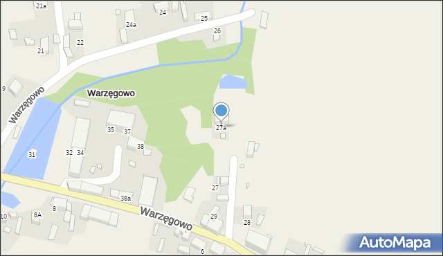 Warzęgowo, Warzęgowo, 27a, mapa Warzęgowo