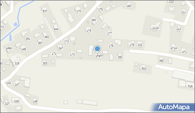 Warzyce, Warzyce, 174, mapa Warzyce