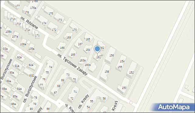 Warzymice, Warzymice, 161b, mapa Warzymice